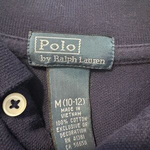 Polo by Ralph Lauren Men's Dark Blue Polo Shirt
